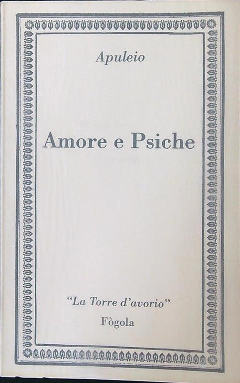 Amore e Psiche - Apuleio - copertina