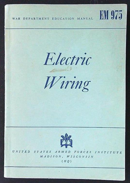 Electric Wiring EM 975 - copertina