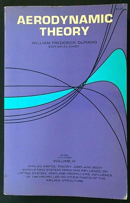 Aerodynamic Theory vol. IV - copertina