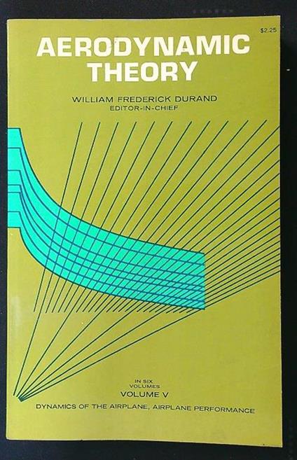 Aerodynamic Theory vol. V - copertina