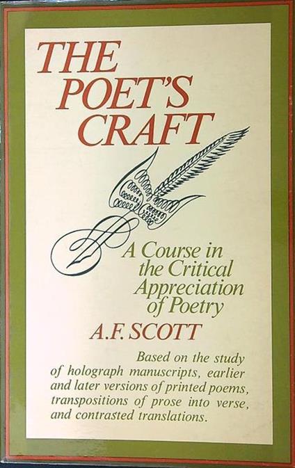 The Poet's craft - copertina