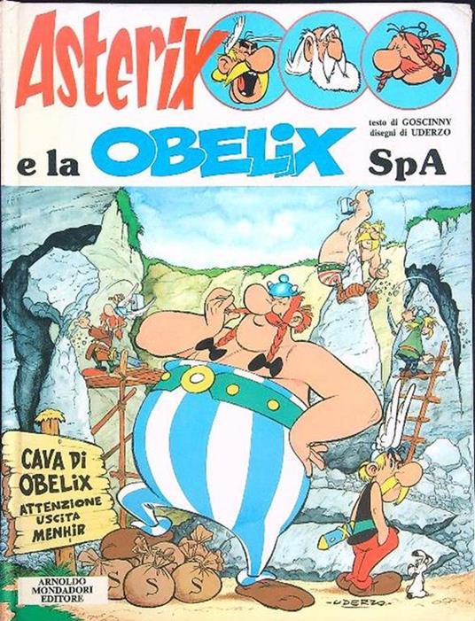 Asterix e la Obelix spa - René Goscinny - copertina