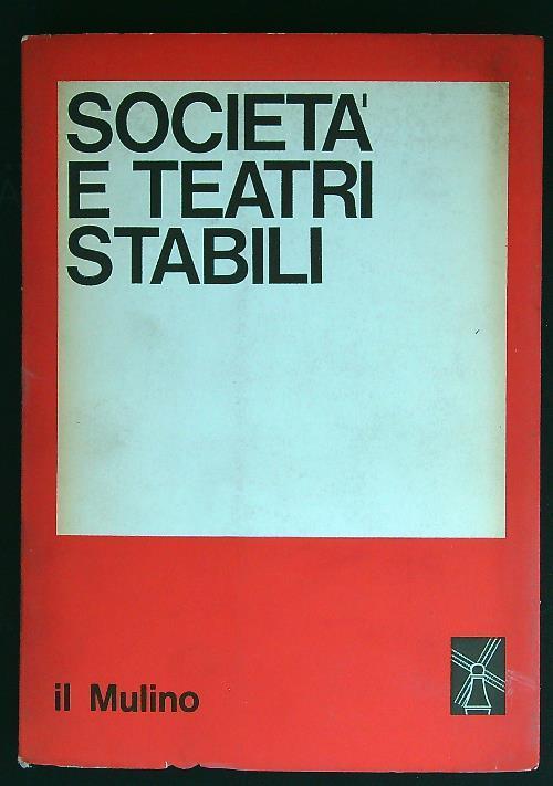 Società e teatri stabili - copertina