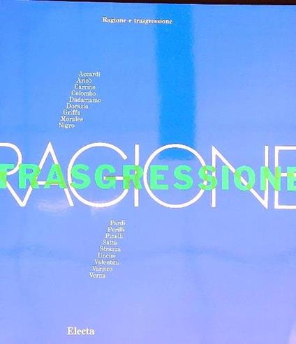 Ragione e trasgressione - copertina