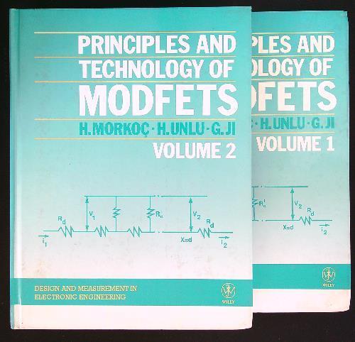 Principles and technology of MODFETs 2 vv - copertina