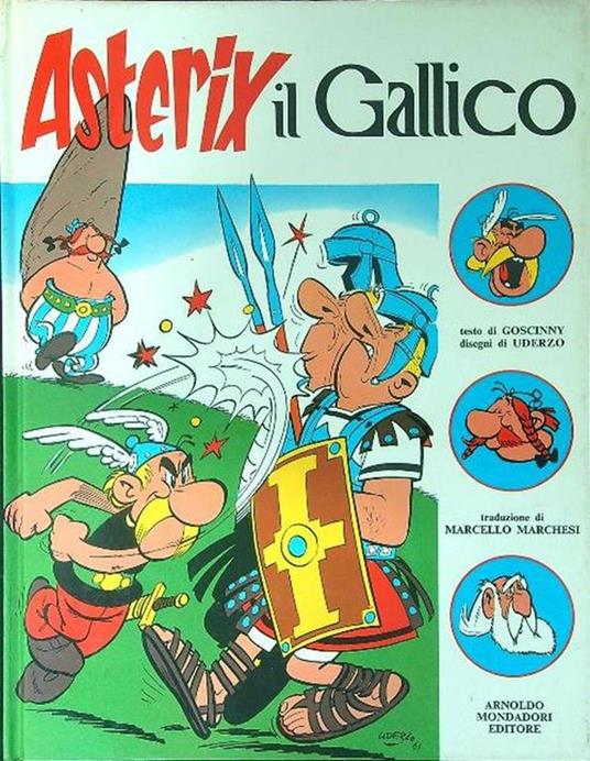 Asterix Il Gallico - René Goscinny - copertina