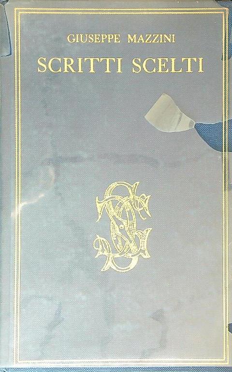 Scritti scelti - Giuseppe Mazzini - copertina
