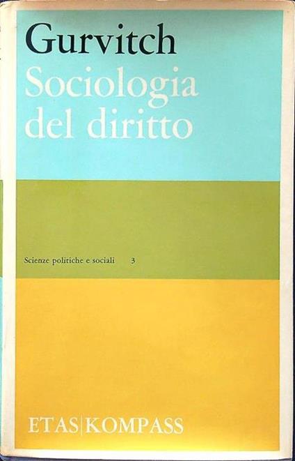 Sociologia del diritto - copertina