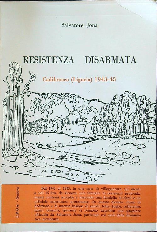 Resistenza armata Cadibrocco (Liguria) 1943-45 - Salvatore Jona - copertina