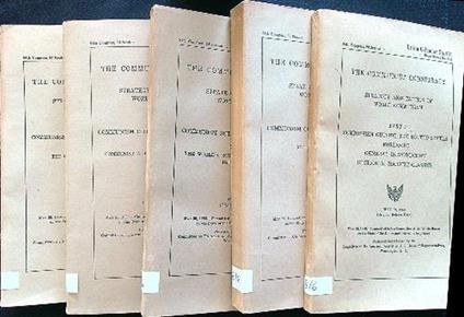 The Communist Conspiracy Strategy and Tactics of World Communism Part I sec A-B-C-D-E 5vv - copertina