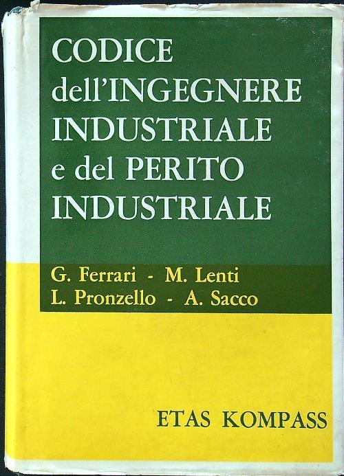Codice dell'ingegnere industriale e del perito industriale - copertina