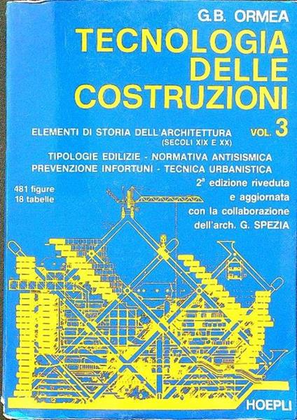 Tecnologia delle costruzione vol 3 - copertina