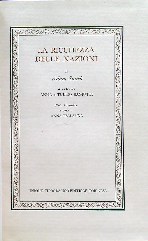 La ricchezza delle nazioni