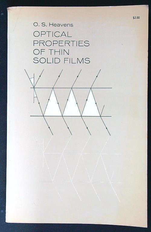 Optical Properties of Thin Solid Films - copertina
