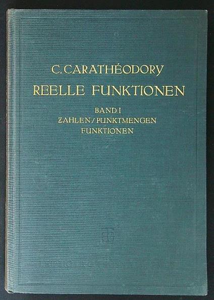 Reelle Funktionen - copertina