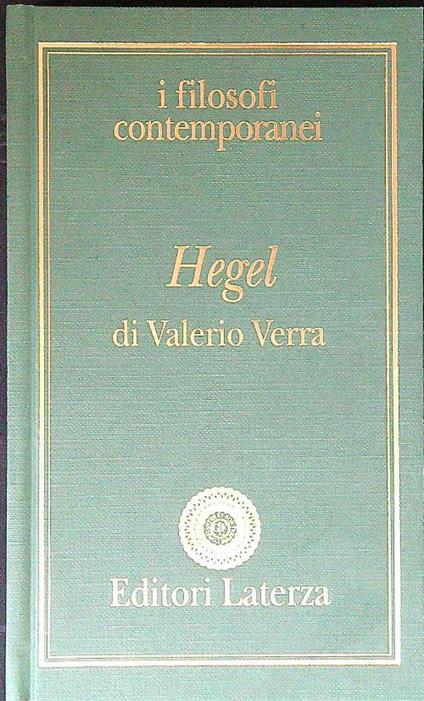Introduzione a Hegel - Valerio Verra - copertina