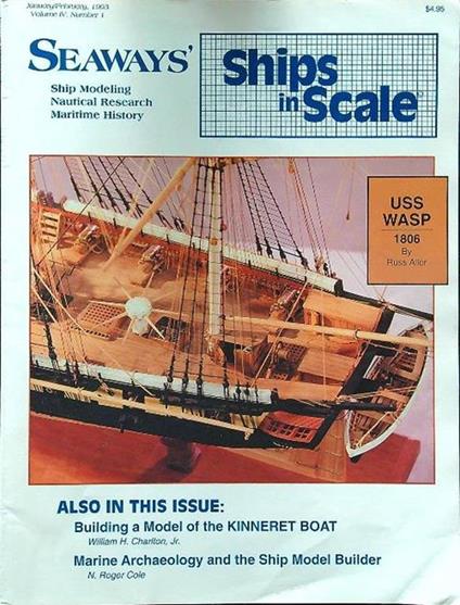 Seaways' ships in scale vol IV n. 1 january/february 1993 - copertina