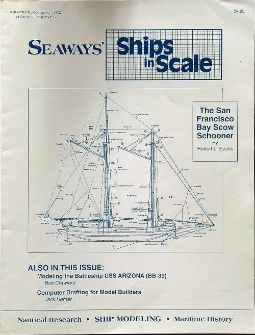 Seaways' ships in scale vol III n. 6 november/december 1992 - copertina