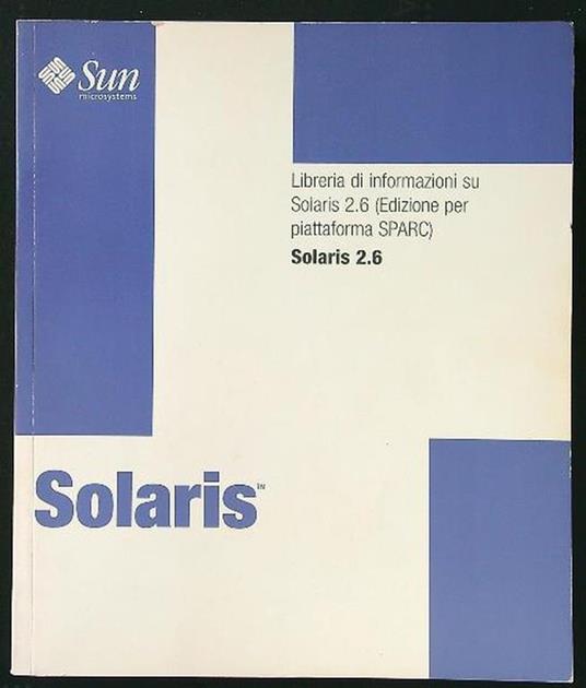 Solaris 2.6 - copertina