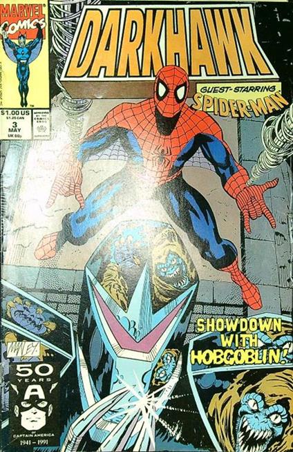 Darkhawk n. 3/may 1991 - copertina