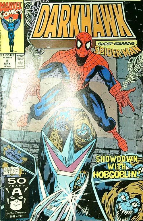 Darkhawk n. 3/may 1991 - copertina