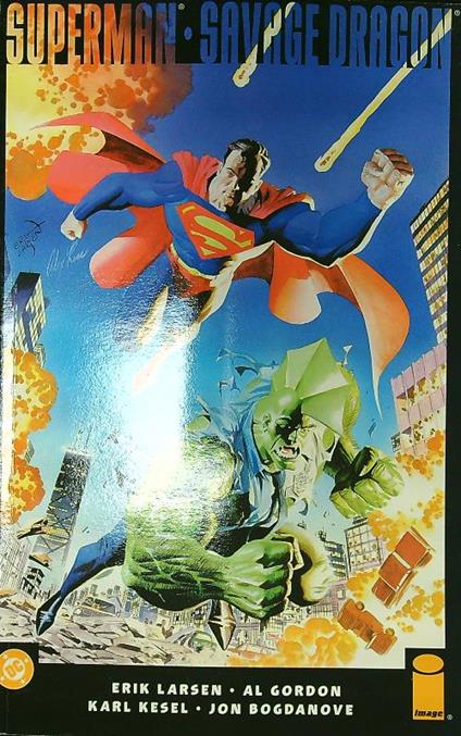 Superman Savage Dragon - copertina