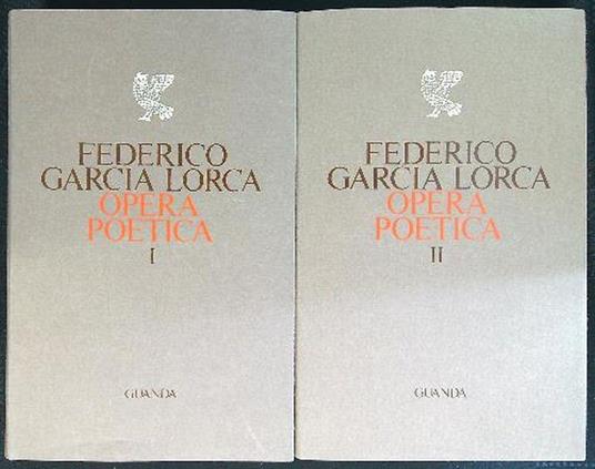 Opera poetica 2 vv. - Federico García Lorca - copertina