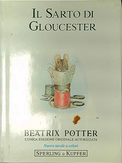 Il sarto di Gloucester - Beatrix Potter - copertina