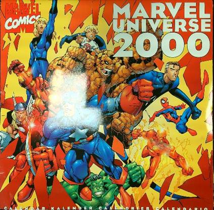 Marvel universe 2000 calendario - copertina