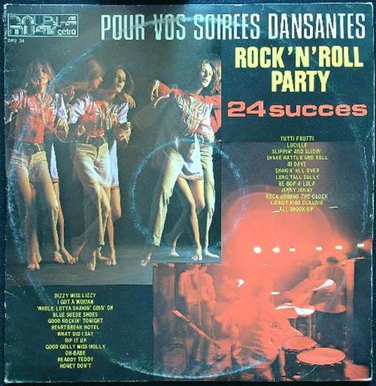 Rock'n'roll party 24 2 LP succes vinile - copertina