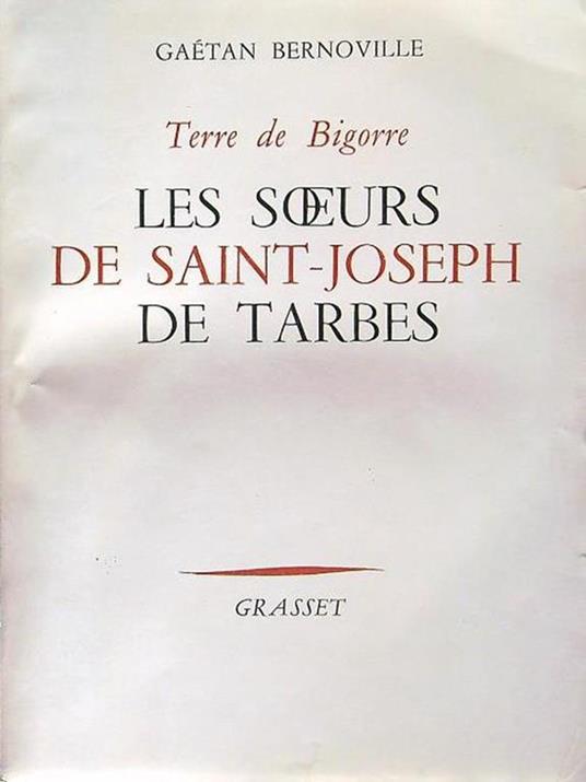 Les soeurs de Saint Joseph de Tarbes - copertina