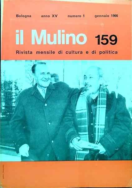 il Mulino 159 - N. 1 Gennaio 1966 - copertina