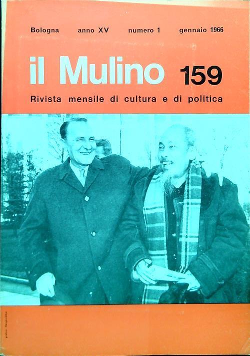 il Mulino 159 - N. 1 Gennaio 1966 - copertina