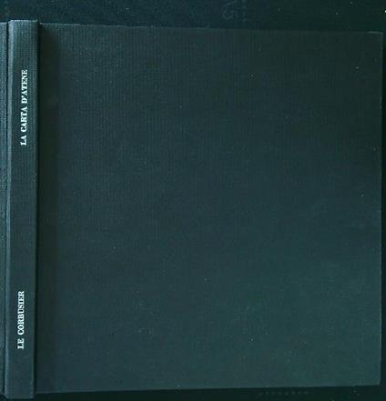 La carta d'Atene - Le Corbusier - copertina