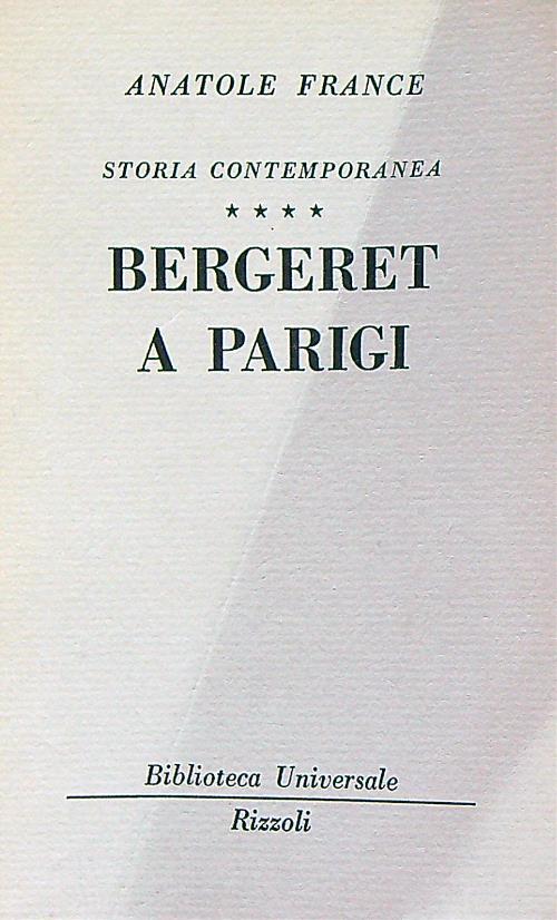 Bergeret a parigi