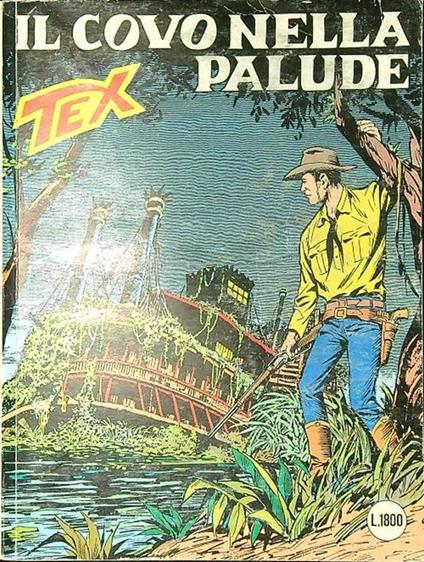 Tex n. 353/marzo 1990: Il covo nella palude - Gianluigi Bonelli - copertina