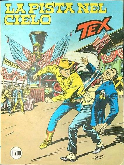 Tex n. 257/marzo 1982: La pista nel cielo - copertina