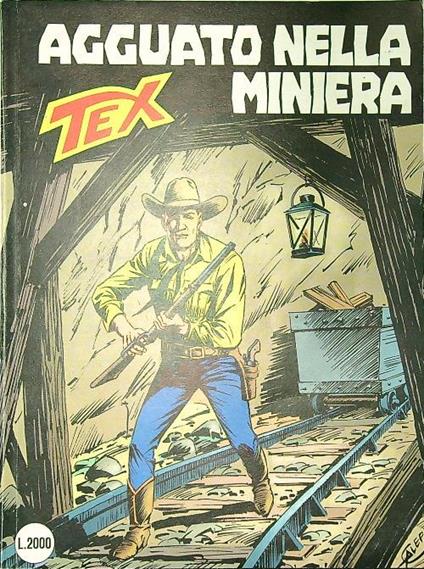 Tex n. 367/maggio 1991: Agguato nella miniera - copertina