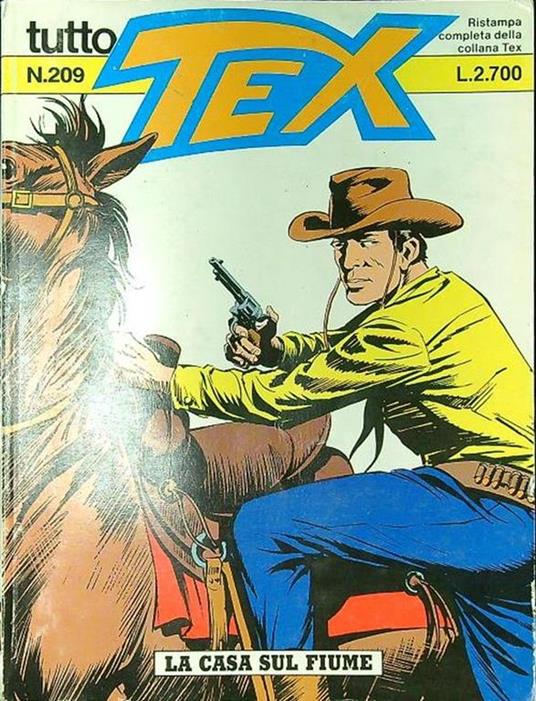 Tutto Tex n. 209/1995: La casa sul fiume - Gianluigi Bonelli - copertina