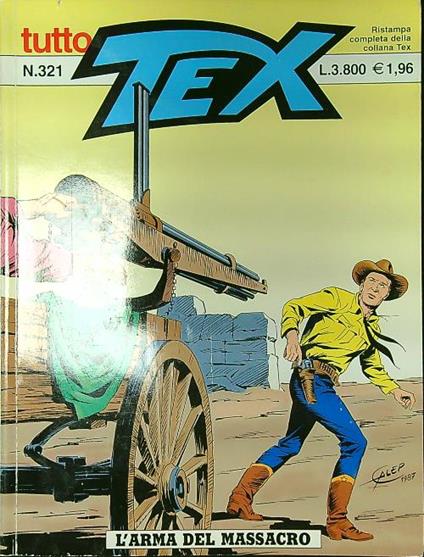 Tutto Tex n. 321/2000: L'arma del massacro - copertina