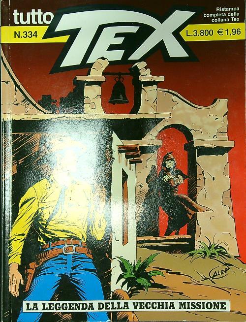 Tutto Tex n. 334/2001: La leggenda della vecchia missione - copertina