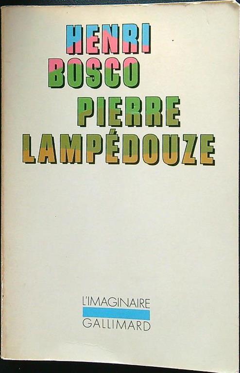 Pierre Lampedouze - Henri Bosco - copertina