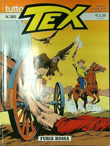 Tutto Tex n. 385/maggio 2003: Furia Rossa - copertina