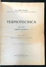 Termotecnica parte terza - Impianti