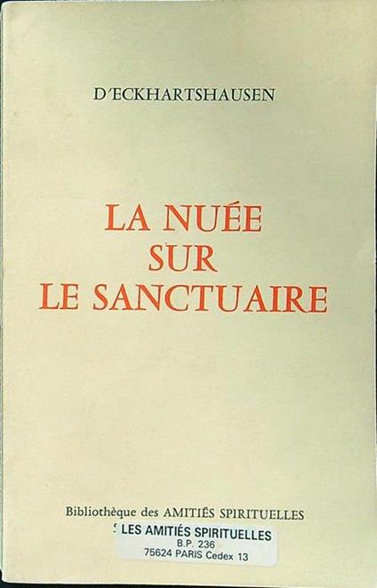 La nuee sur le sanctuaire - copertina