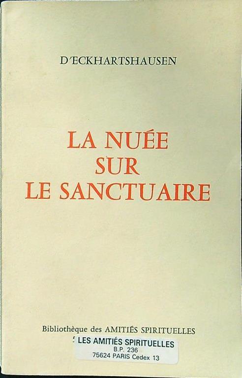 La nuee sur le sanctuaire - copertina