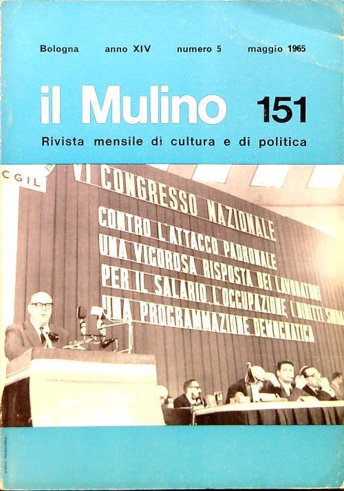 il Mulino 151 - N. 5/Maggio 1965 - copertina