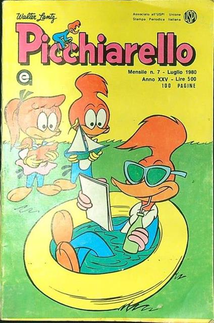 Picchiarello n. 7/luglio 1980 - copertina