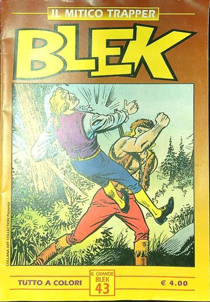 Il mitico trapper Blek n. 43/ottobre 2002 - copertina
