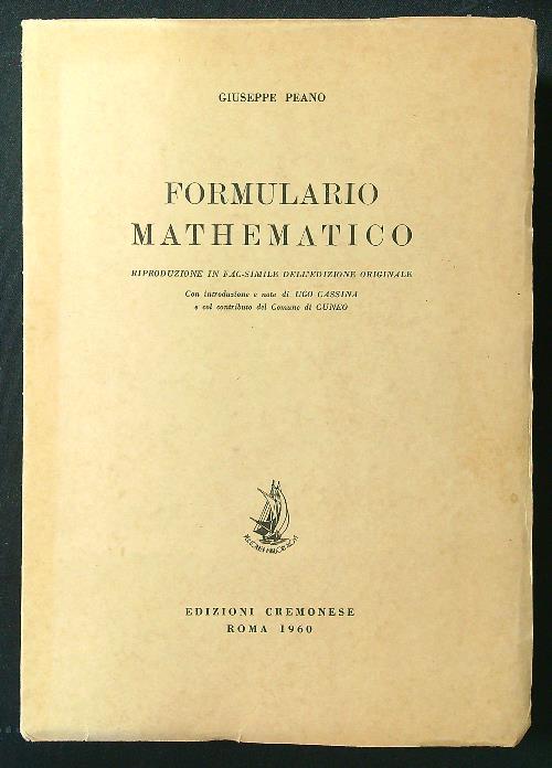 Formulario mathematico